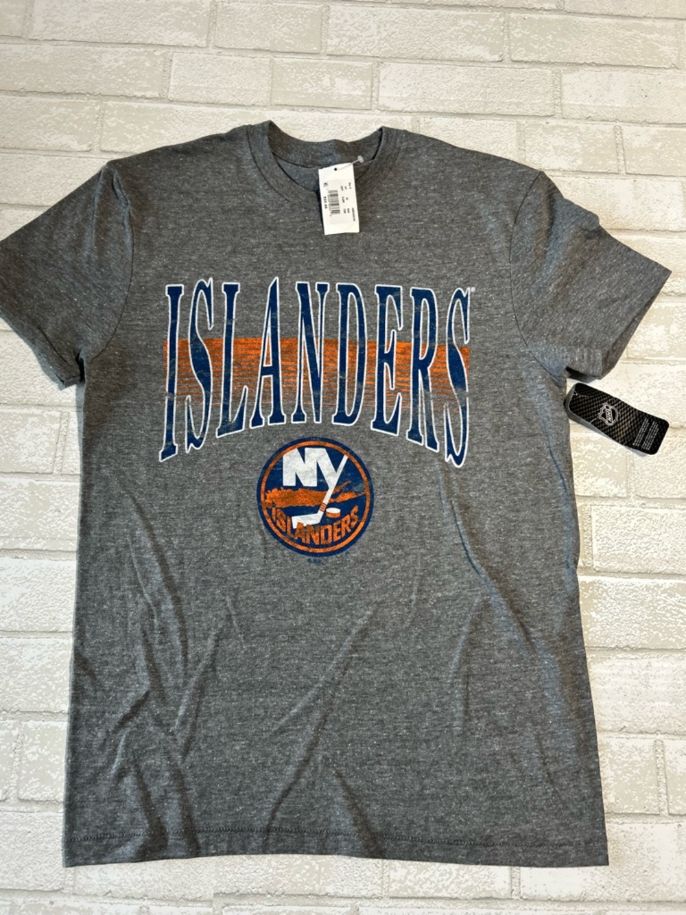 New York Islanders NHL Gray Tshirt